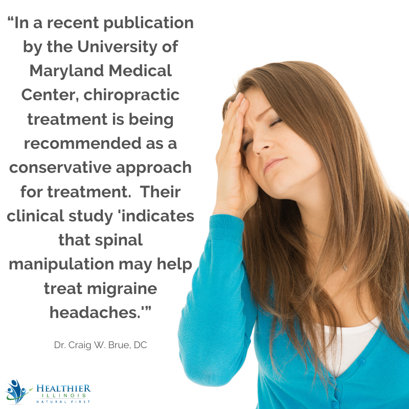 Healthier Illinois Chiropractic Maryland Conservative Treatment Migraine Headaches